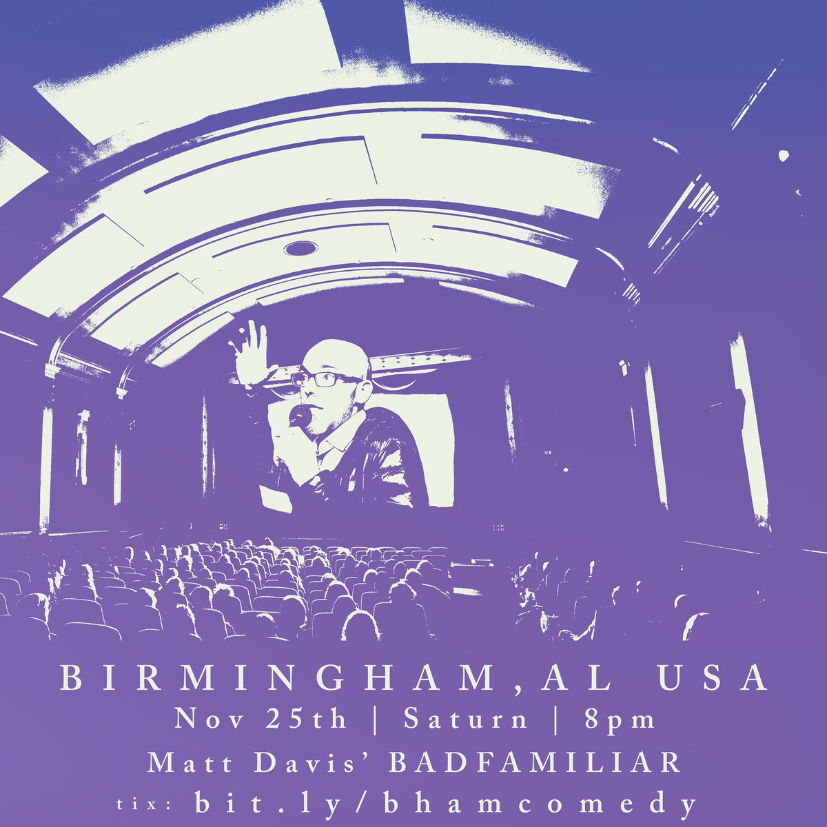 The only planned stop for this corner of the map. It’s been YEARS. 
Tell your #Birmingham friends to come out!
**tickets on sale via <a href="/ticketfly/">Ticketfly</a>:
ticketfly.com/event/1771651-…