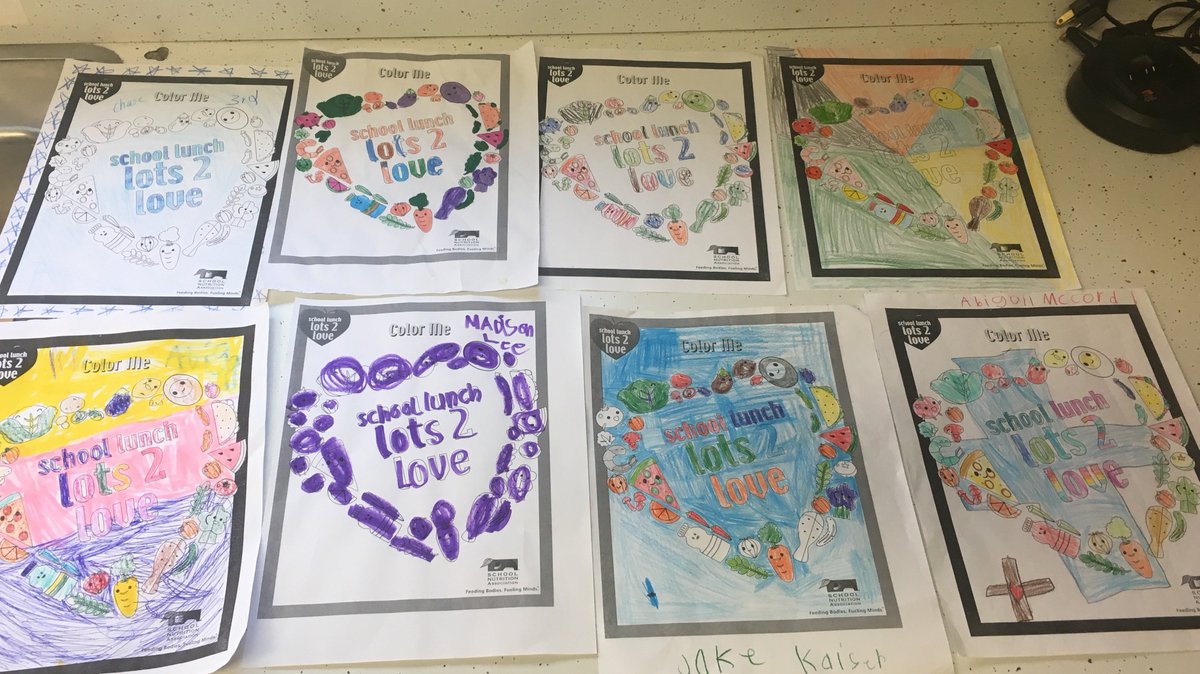 JeniLange's tweet photo. Hopkins cafe also participated in the coloring contest.  Thanks to all that helped to make NSLW special.  #lotstolove# https://t.co/iScZyYkQBs