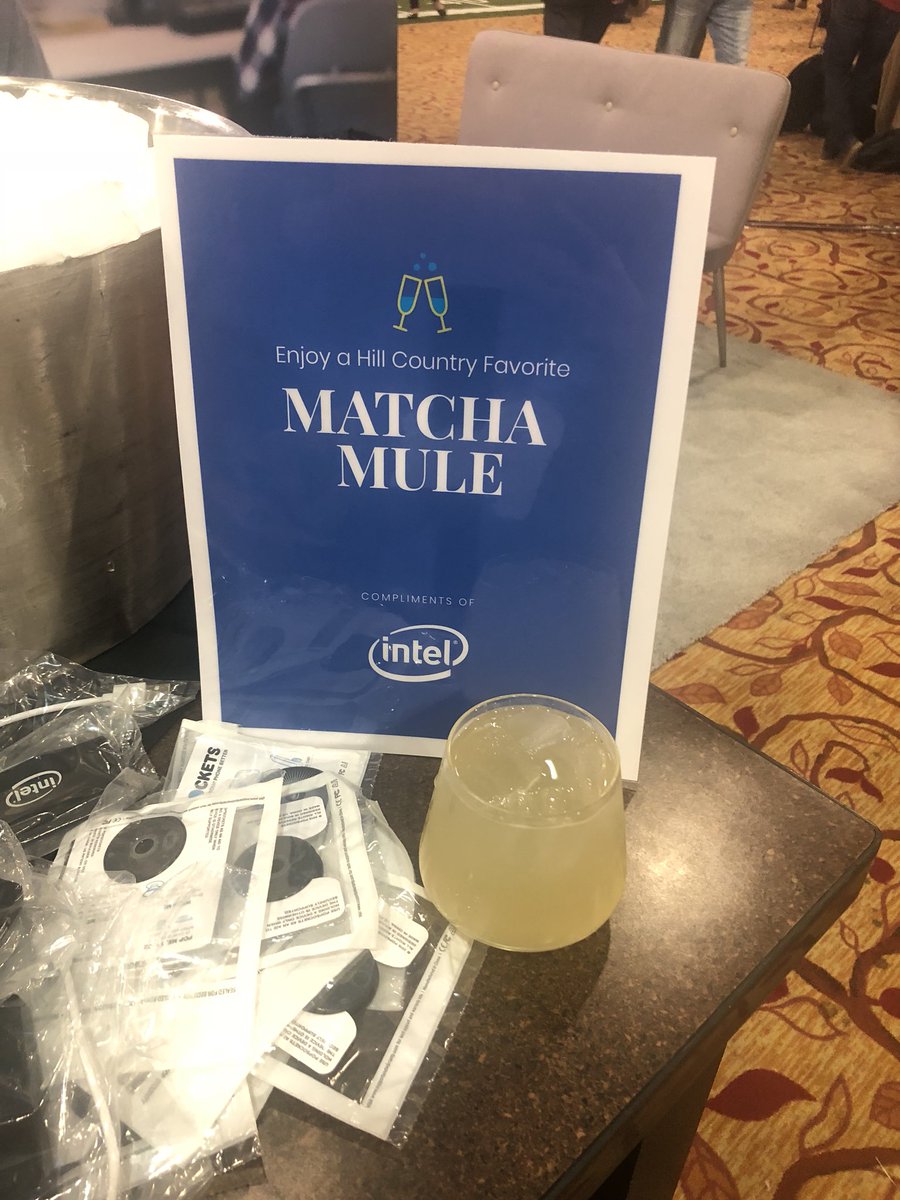 Make your way through the Inc. Marketplace. Why? You deserve a cocktail and need to try a Matcha Mule at the <a href="/Intel/">Intel</a> Productivity Lounge. #Inc5000