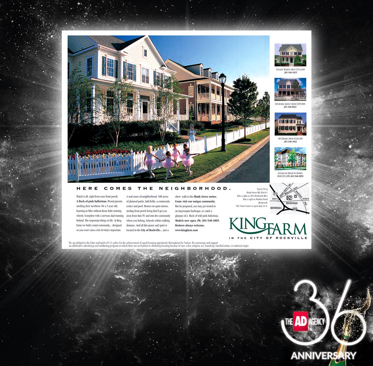 TheADAgency_DC's tweet photo. #ThrowbackThursday Celebrating 36 years of great memories and hard work! #tbt #theADAgency #36thanniversary #36years #maryland #md #rockvillemd #kingfarm #community #penrosegroup #homes #home #development #realestate #commercialrealestate #house #condo #condominium #ad #modelhome https://t.co/L1mMHhDcAZ