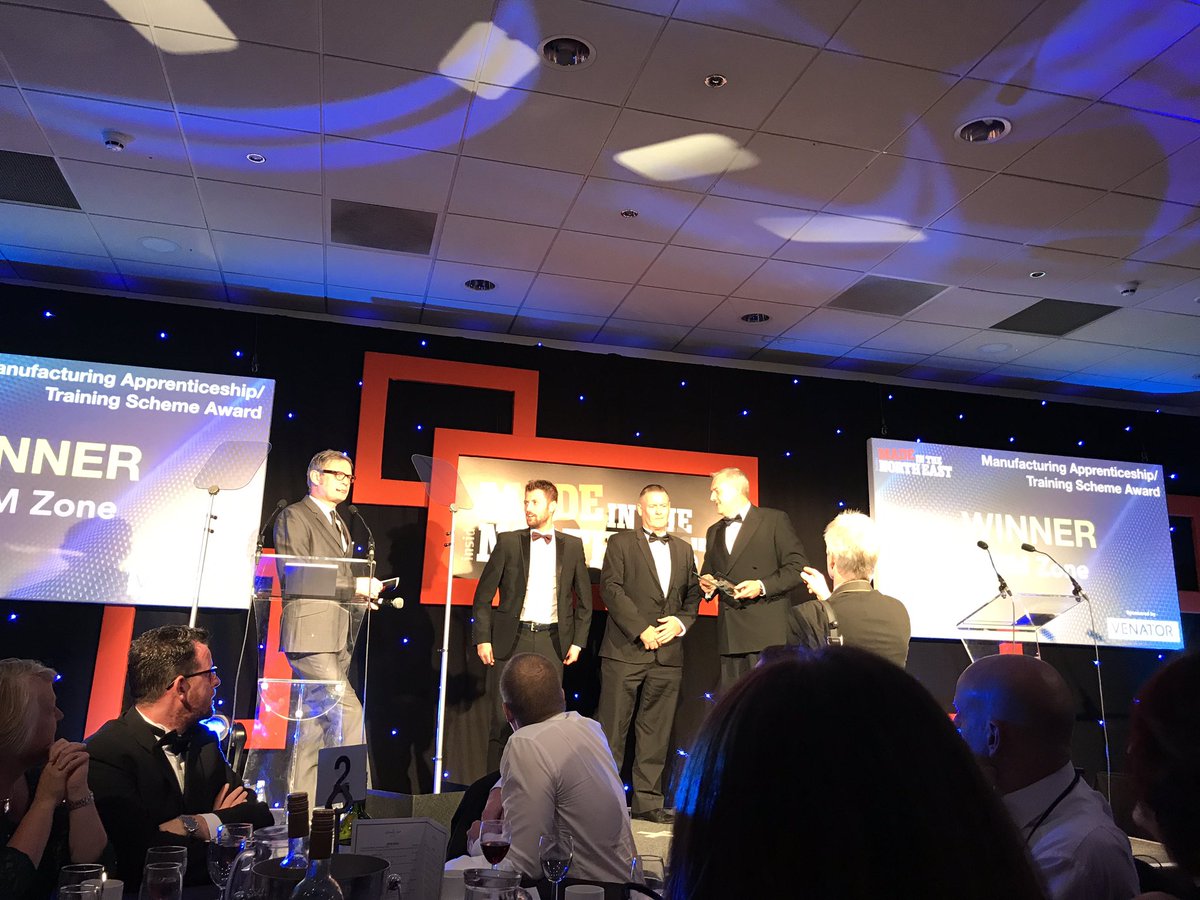 EMNetworkNE's tweet photo. Manufacturing Apprenticeship / training award #madeinNE WINNER IS @edmzoneltd well done to our @CD_EMN member! @GilhespyBen https://t.co/FxX0FO2FlD