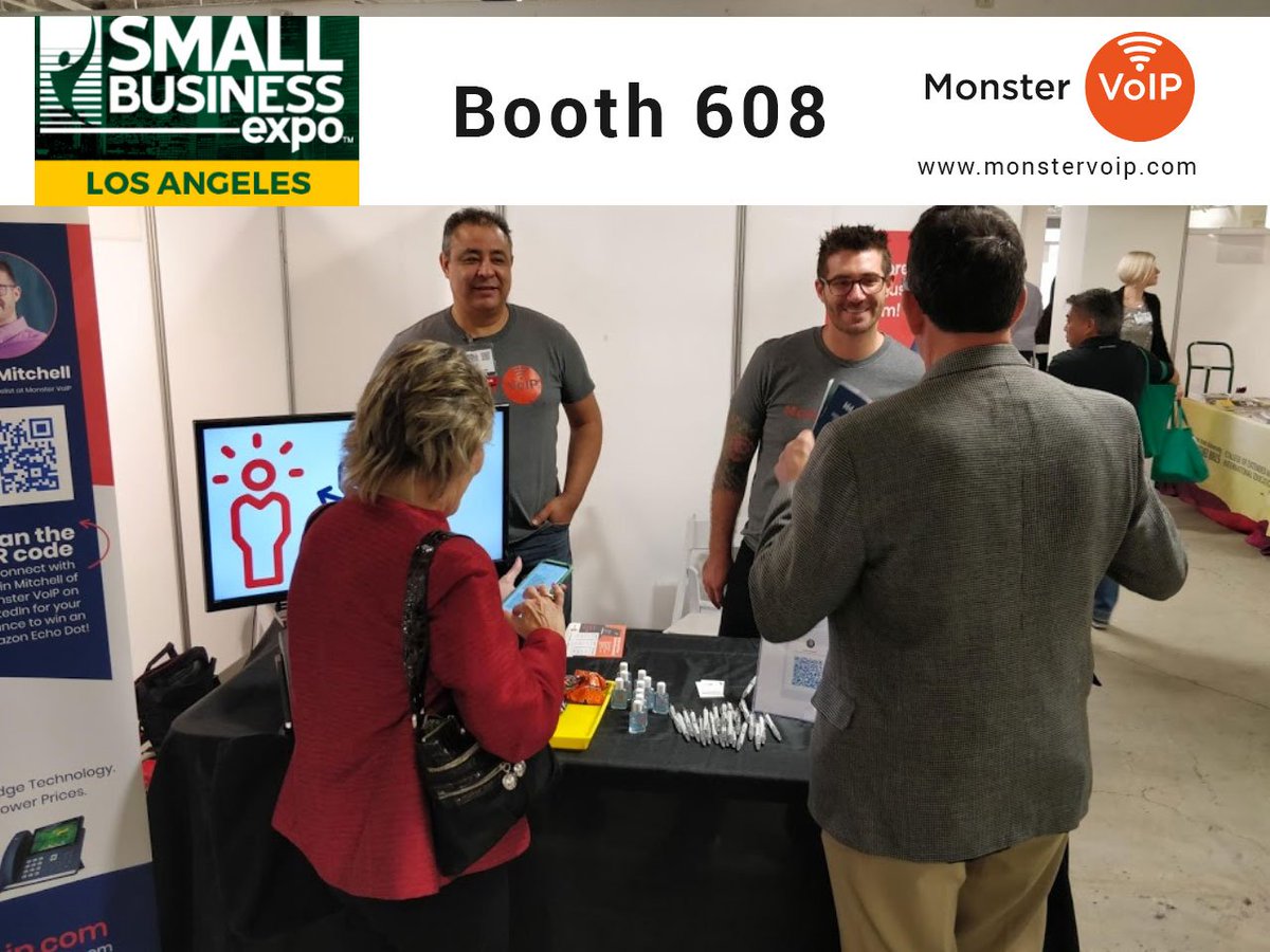 MonsterVoIP's tweet photo. Unify your Business Communications For Less Than Your Current Business Phone System! Visit us at the L.A. Small Business Expo, Booth 608 and discover more!
.
.
.
.
.
#MonsterVoIP #SmallBusinessExpo #LosAngeles #California #Business #Expo #PhoneSystems #VoIP #PBX https://t.co/igkGmRaNJO