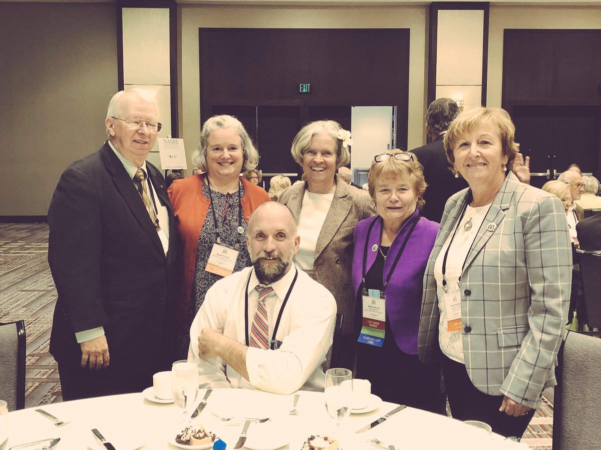 EducateMaine's tweet photo. Thanks to the MAINE State Board of Education for nominating us for this prestigious award.  We are proud to receive the  #FriendOfEducationAward from @NASBE #NASBE18 @mdoenews https://t.co/uwMqDNhge0