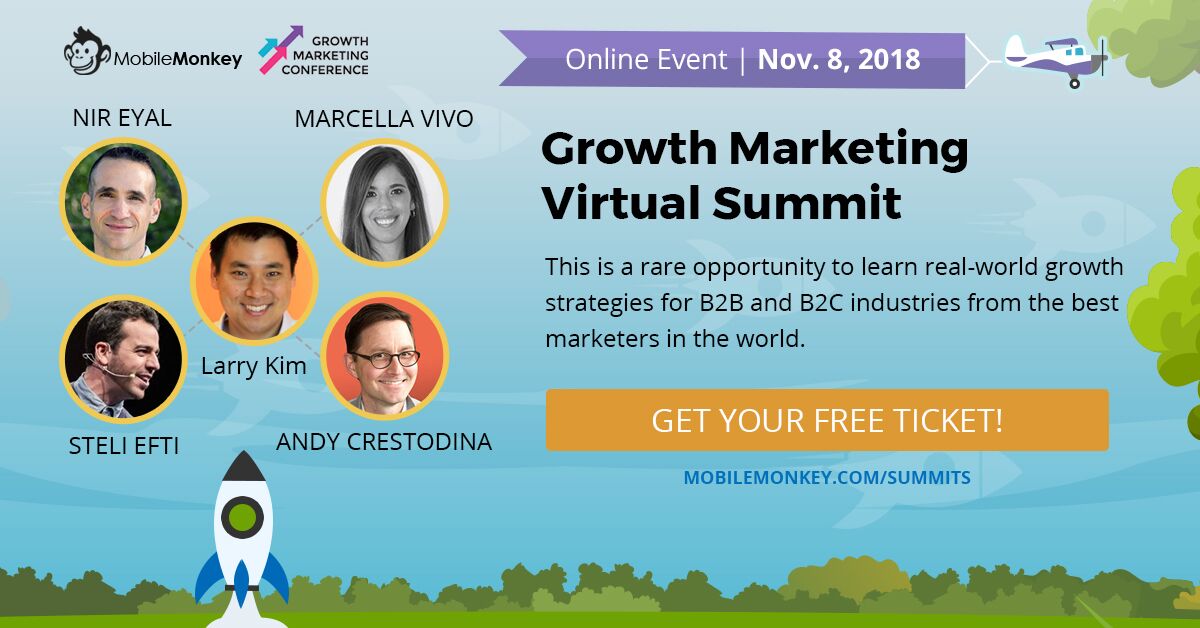 AwakenTPossible's tweet photo. Got my free ticket! #GrowthMarketing Virtual Summit @larrykim @growthtactics #growth https://t.co/HanFqXNCJp https://t.co/EvVteuN5h5
