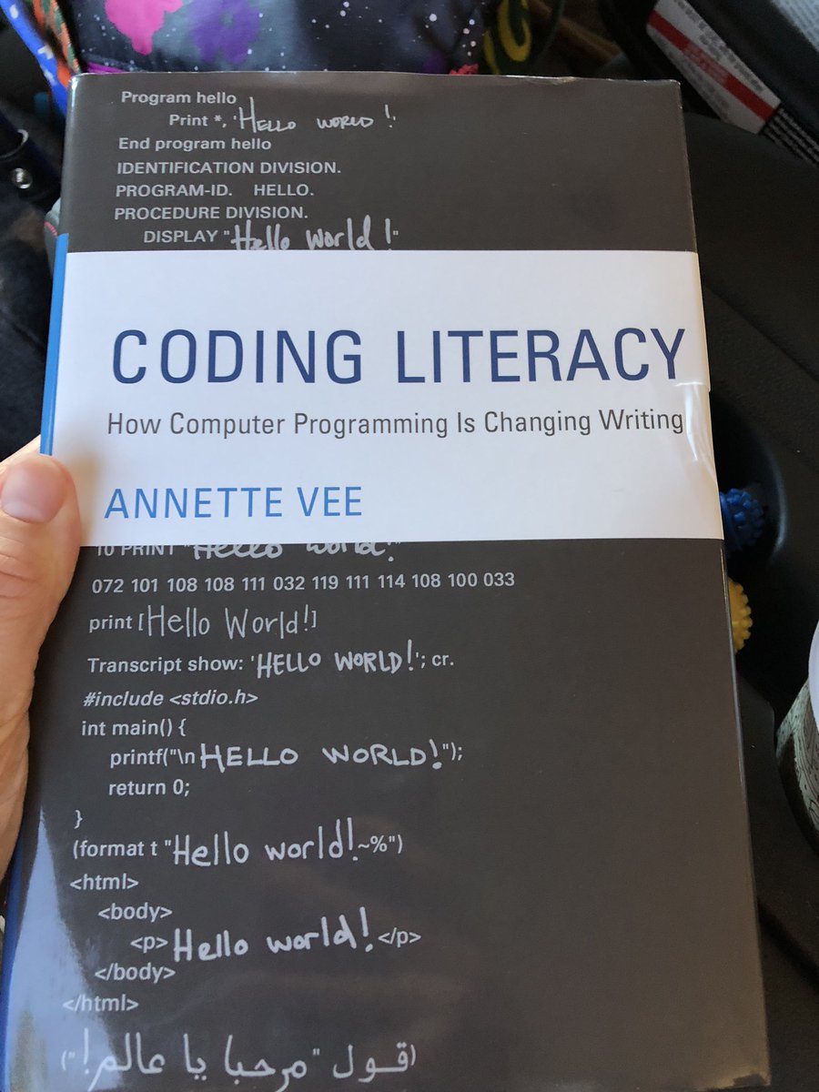ParfittBeth's tweet image. Hey @CodeforHer look what just arrived in my mailbox? I’m hooked and so excited! #helloworld #amwriting #amcoding @CarmenCCole @jpena831 @anetv