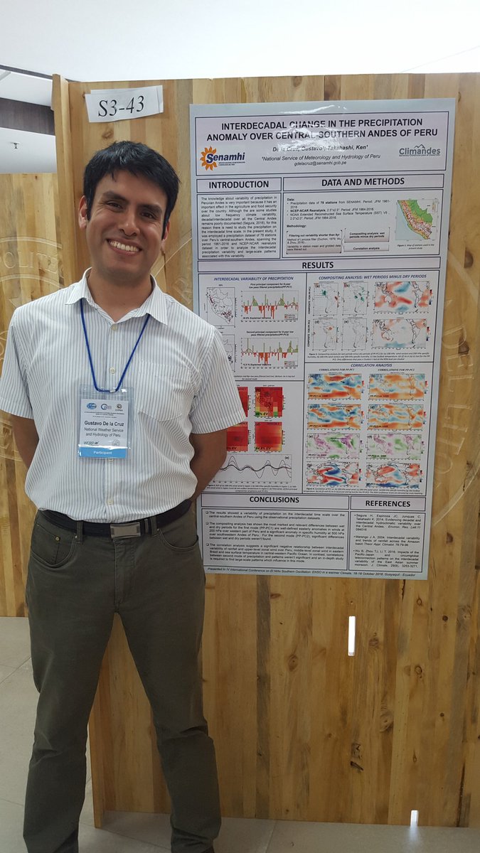 RedLAtM's tweet photo. #Ecuador 🇪🇨 #ENSO2018. 2) Jóvenes científicos de Latinoamérica presentando su investigación. ¡Felicidades por su empeño y gran trabajo! 👏👏👏 https://t.co/bgcHHPwwXL