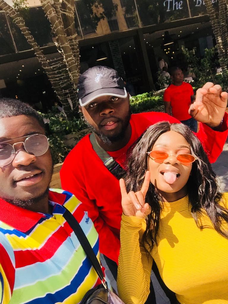 rabbyeleka01's tweet image. Sugar 🐒👊🏿with @SophieCSulu and @DjSky_official1 #musala.com