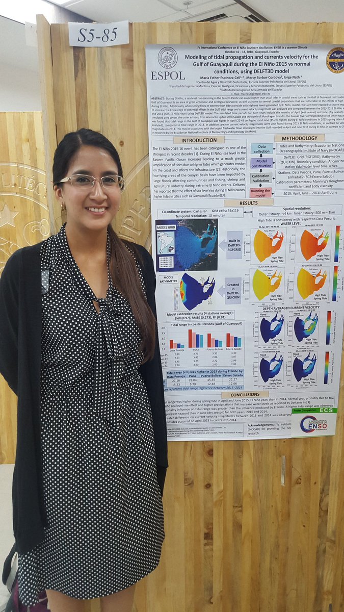 RedLAtM's tweet photo. #Ecuador 🇪🇨 #ENSO2018. 3) Jóvenes científicos de Latinoamérica presentando su investigación. ¡Felicidades por su empeño y gran trabajo! 👏👏👏 https://t.co/beB2c74daW