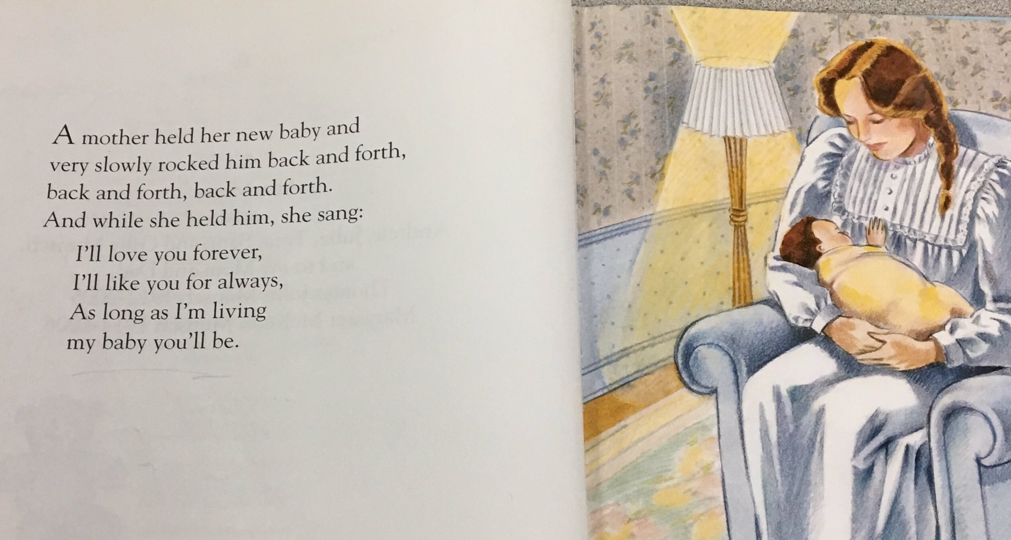 Melanie Korach No Twitter A Student Gave Me A Robert Munsch Book Today Called Loveyouforever She Also Gave Me A Letter She Wrote With Lines From The Story Replacing 1 Of The