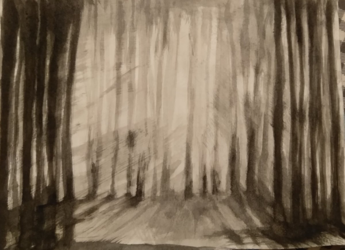 a_tilve's tweet photo. Light,build,Connect...that brings woods to my mind #AdobeMAXContest #inktober #inktober2018 https://t.co/7NEns0P2nv
