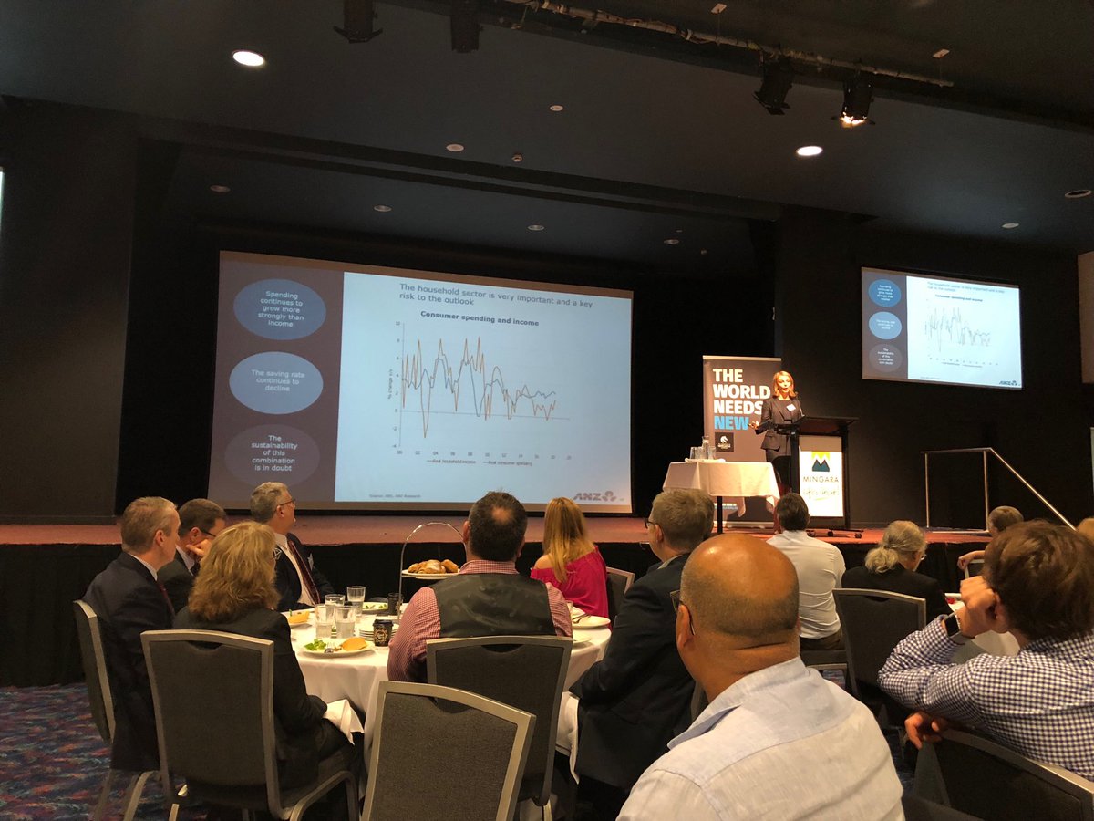 Nice to have  <a href="/ANZ_au/">ANZ Australia</a> Economist Joanne Masters address local Central Coast Business Chamber this morning. <a href="/ANZ_au/">ANZ Australia</a> ⁦<a href="/AdeLautour/">Andrew de Lautour</a>⁩ ⁦<a href="/PaulCragg3/">Paul Cragg</a>⁩ ⁦<a href="/joannedarke/">Jo Darke</a>⁩