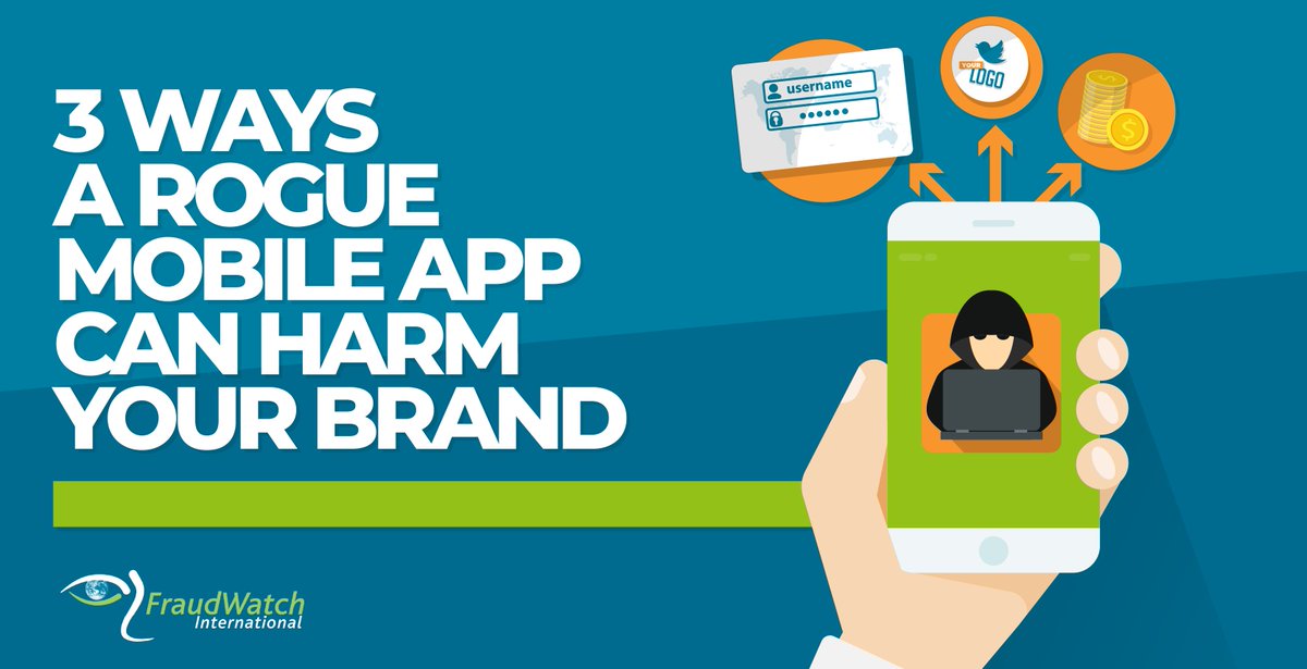 FraudWatchInt's tweet photo. Companies have apps made to create more positive brand experiences, building your mobile footprint, providing free promotion, and offering higher value to their customers base. But as with any industry, there's a dark side to apps... Read more here https://t.co/iWb8OYihzQ https://t.co/6UZ4BwZ5tc