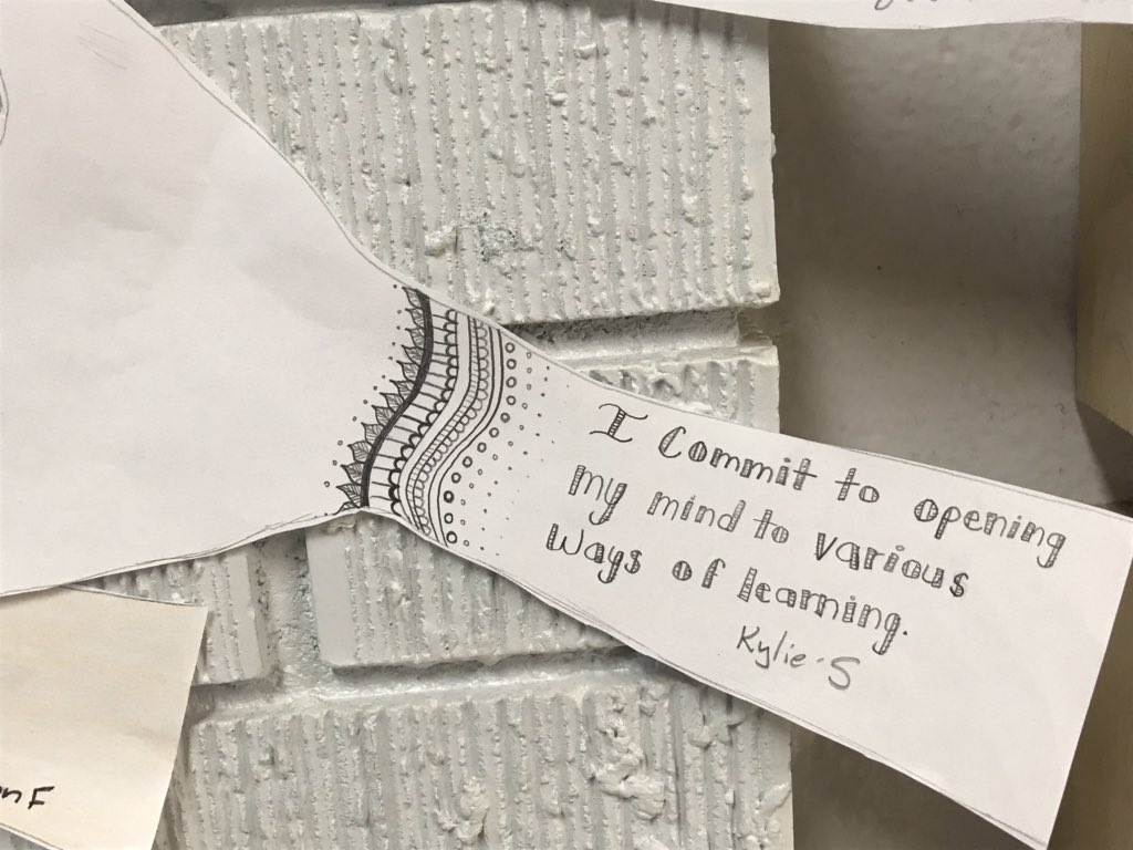 SusanFry2's tweet photo. “A world of learning for every student” students and staff made a commitment to their learning at shs #lskysd #commitment #skedweek #shsstaffplc #sabreup https://t.co/3FDTbqLuVi