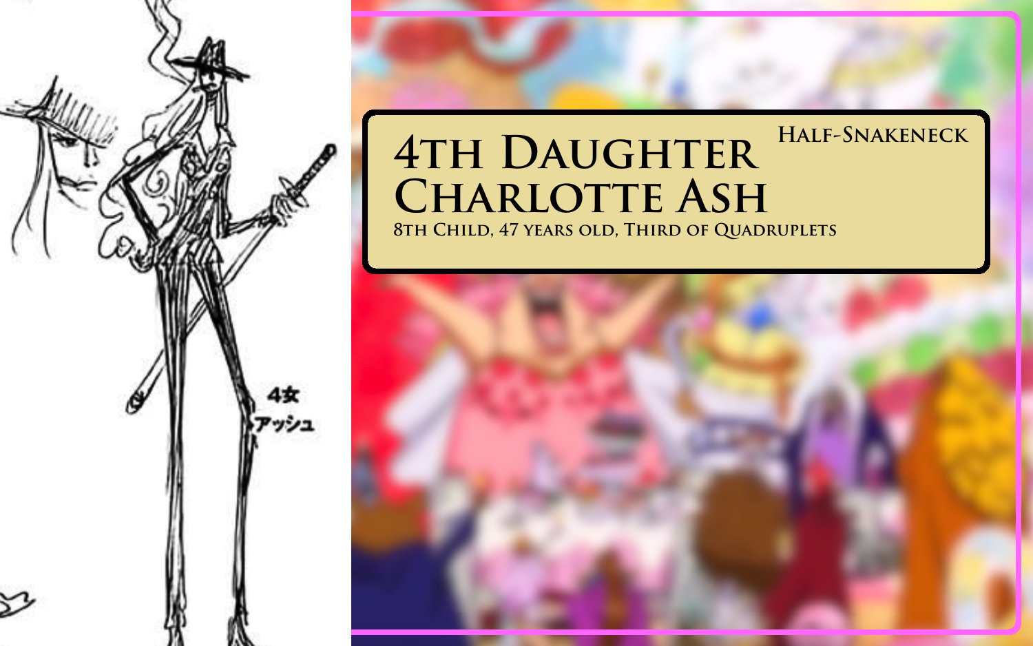 Artur Library Of Ohara 3rd Daughter Charlotte Amande 4th Daughter Charlotte Ash She Doesn T Appear In The Manga As She Exists Only In Sketch But She S Still
