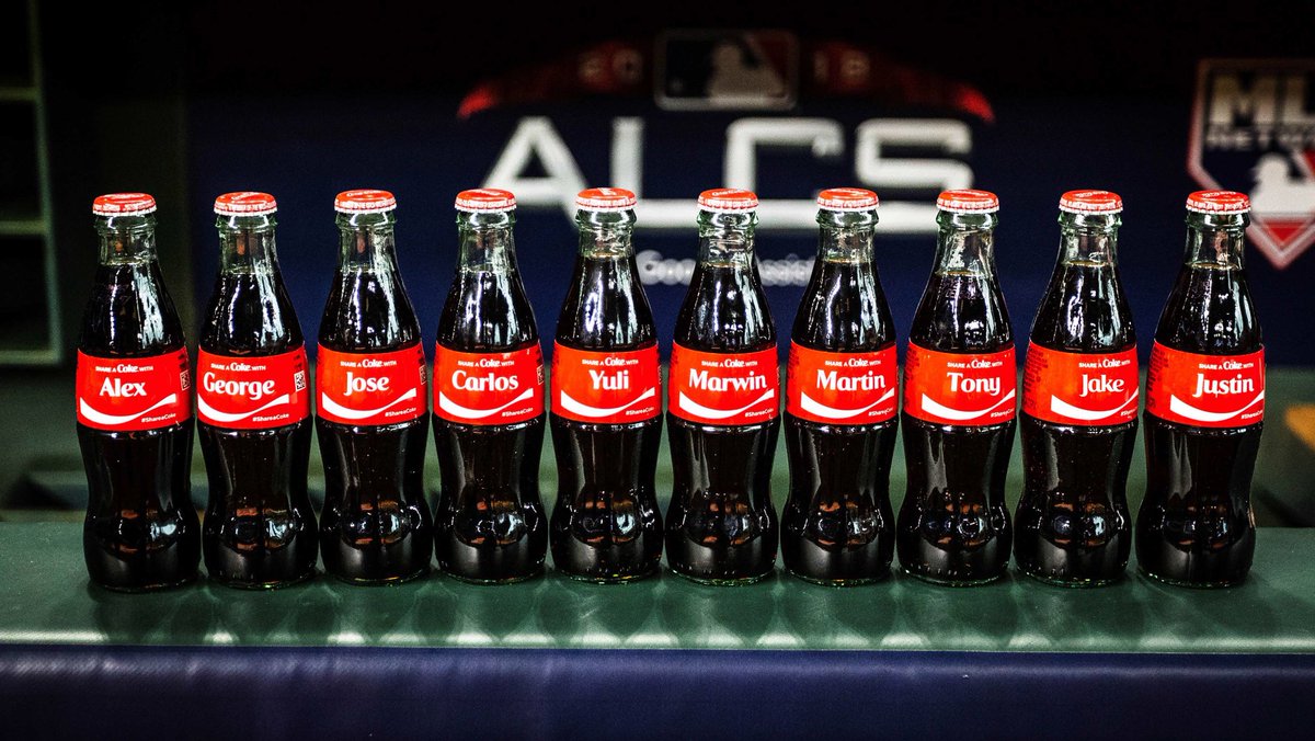 Today’s lineup from @CocaCola.