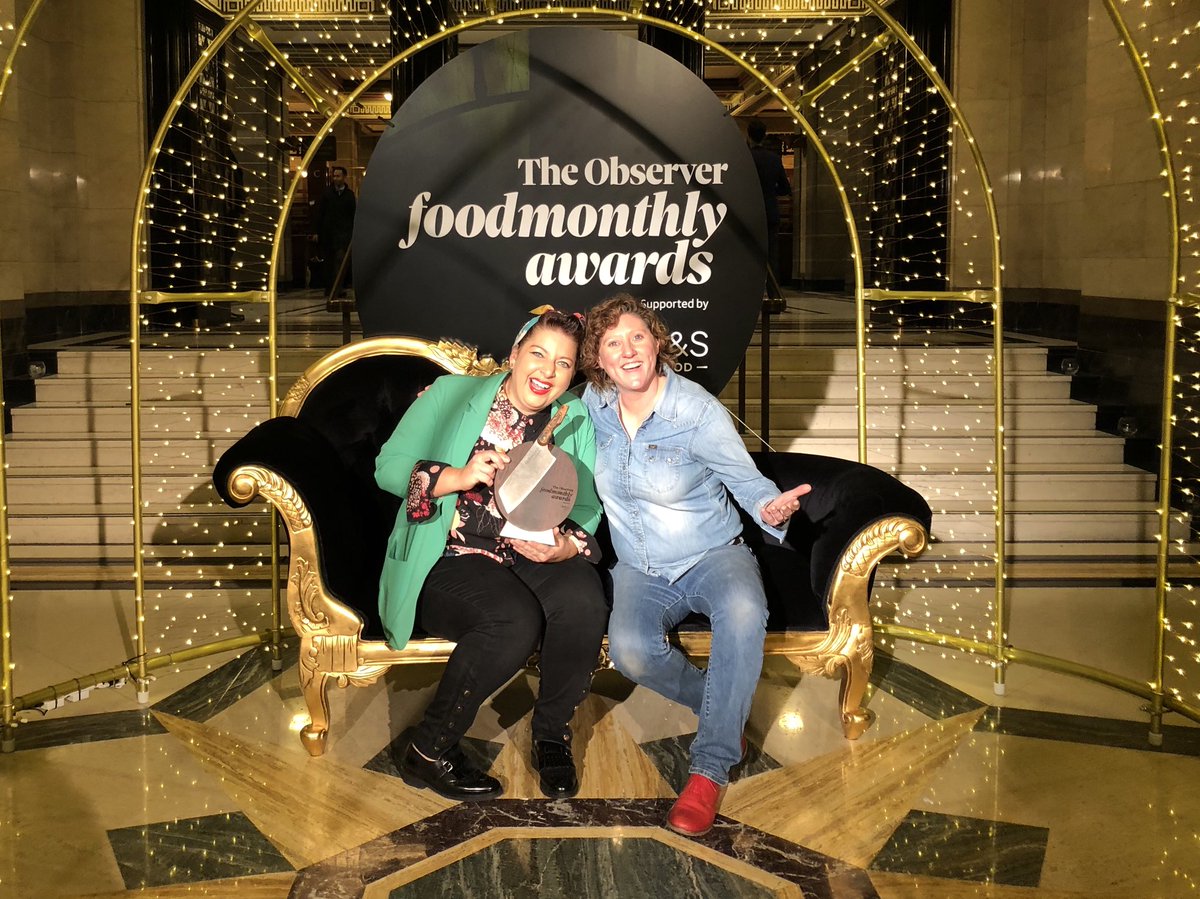 hangfirebbq's tweet photo. Ok, weโre still in shock! This is dedicated to our customers and staff. We love you all. Best restaurant, voted by #OFM readers โ the mighty @hangfirebbq in Barry, Wales #OFMAwards2018 #barrybados #welshwin https://t.co/wZM28M6xqr