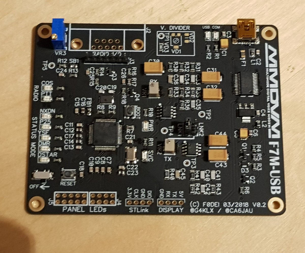 flo_0_'s tweet photo. @HowIMetTheWorld I have a single assembled #F7M board by @F0DEI left. https://t.co/9zv2WWSDRu