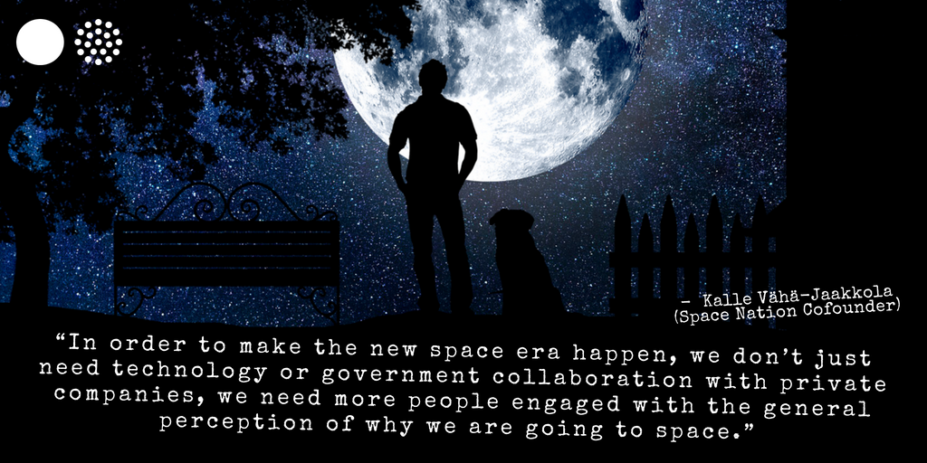 Space Nation's Co-Founder Kalle Vähä-Jaakkola has a very clear mission on the future of #SpaceTravel #SpaceNation