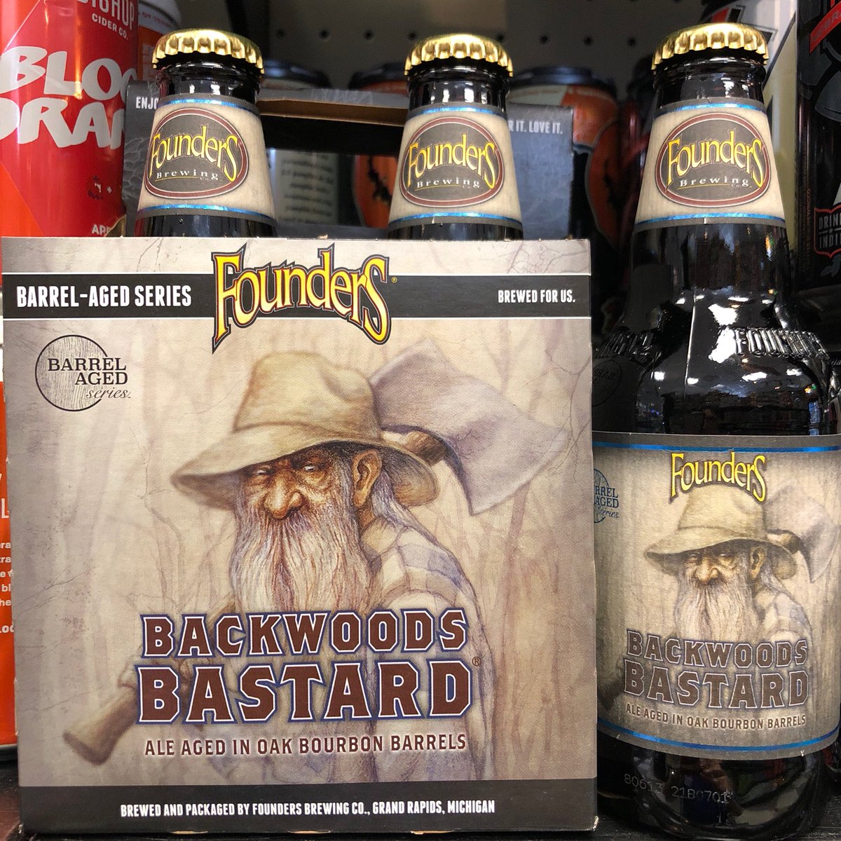 FOUNDERS - BACKWOODS BASTARD in stock #CraftBeer <a href="/foundersbrewing/">Founders Brewing Co.</a>