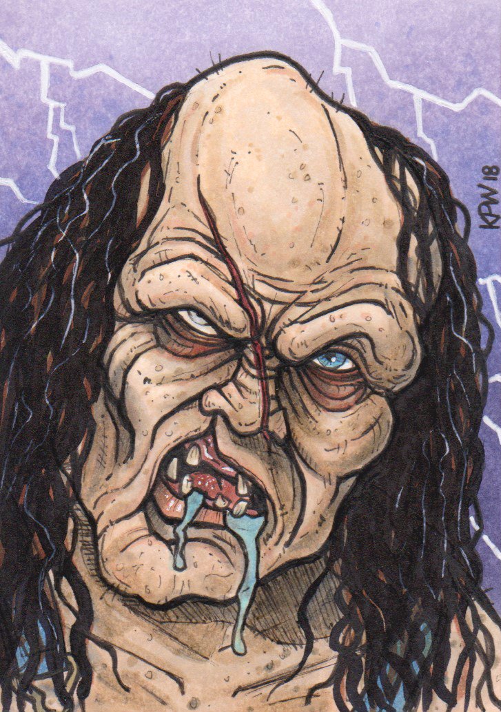 KevinPWest23's tweet photo. Day 17: Victor Crowley @KaneHodder1 @Adam_Fn_Green #Inktober2018 #Monstober2018 #Horror #Scary #Creepy #Ink #Copic #GellyRoll #ArtCards #TradingCards #SketchCards #Hatchet #VictorCrowley #Slasher #Killer #Swamp #Bayou #BoatTours #Legends #KaneHodder #AdamGreen #F_Hashtags https://t.co/KDZwg04nlK