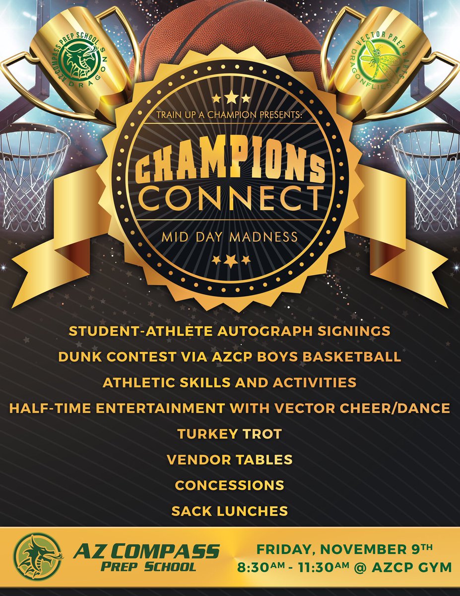 AZCompassPrep's tweet image. AZ Compass Prep Hoops #Community event #Vector Elementary Turkey Trot in collab with TUAC &amp;amp; AZ Compass BBall Mid-day Madness Ahead!!         Go 🐉 ‘s