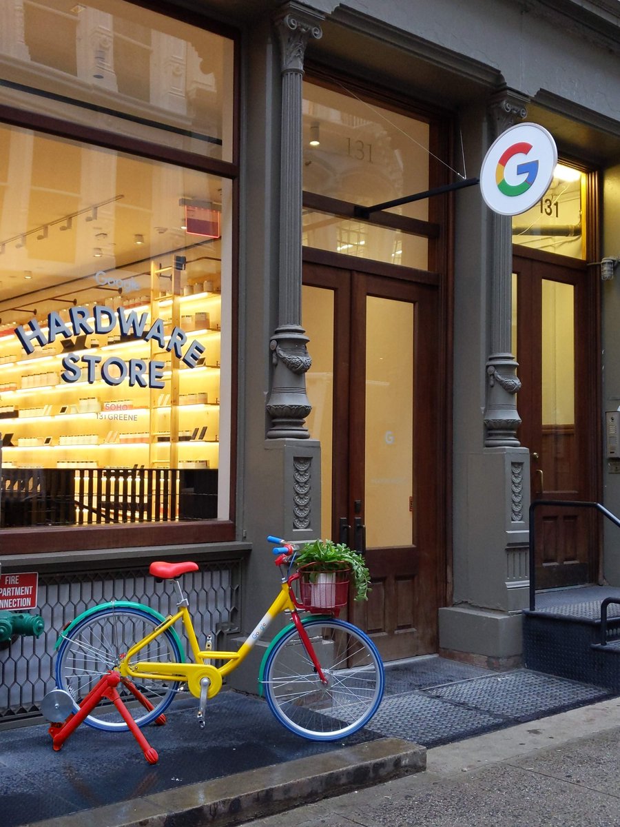 Google (@Google) on Twitter photo 2018-10-18 22:07:11 Whats popping in NYC and Chicago? Our Google Hardware Store! With all the tools you need to make your life easier at home, at work, and on-the-go, pedal over now to our #googlepopup → g.co/hardwarestore Whats popping in NYC and Chicago? Our Google Hardware Store! With all the tools you need to make your life easier at home, at work, and on-the-go, pedal over now to our #googlepopup → g.co/hardwarestore
