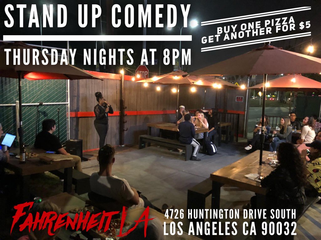 Sleeping_Comedy's tweet photo. Stand Up Comedy + Pizza! Every Thursday at 8pm - https://t.co/FzLh3vEl41 https://t.co/USRlJX25NY
