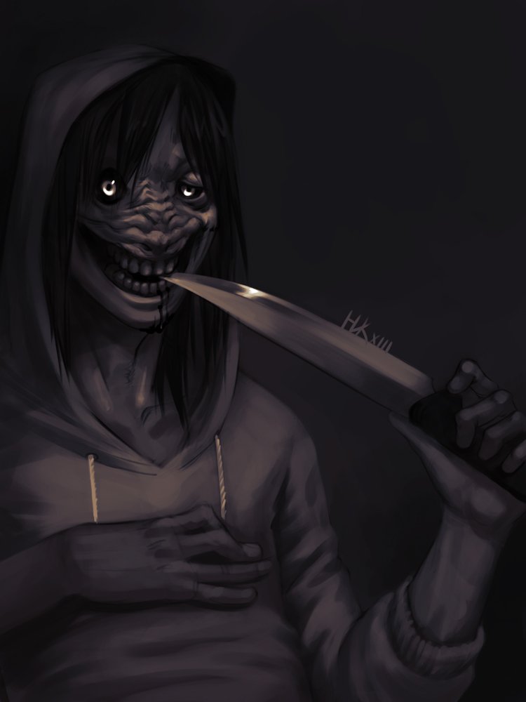 KaurNick's tweet image. Just realized I've never seriously drawn the guy. So here's my clumsy take on the infamous JTK.
#creepypasta #jtk #jeff #killer #art #digitalart #digitalartwork #horror