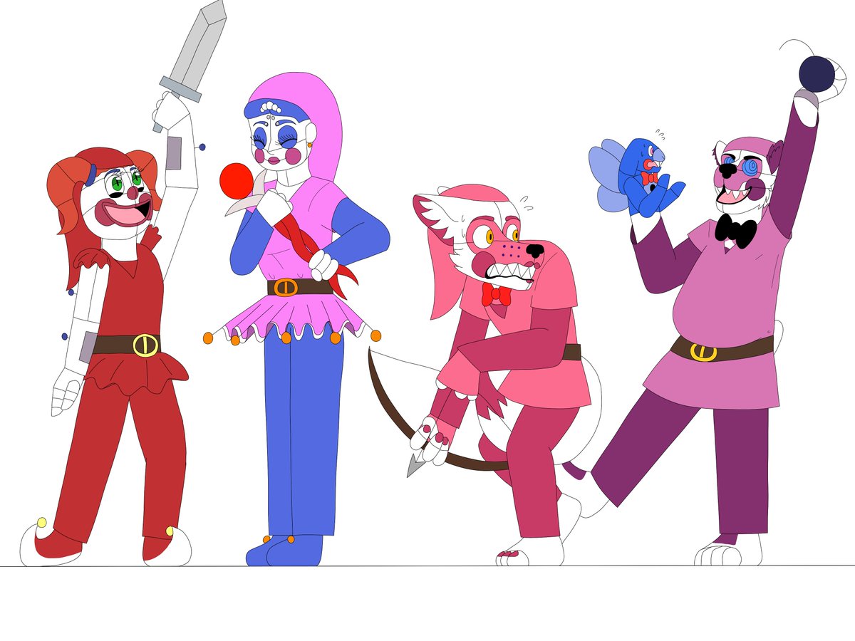 Heather Masters on Twitter "GAH!! FNAF characters playing 