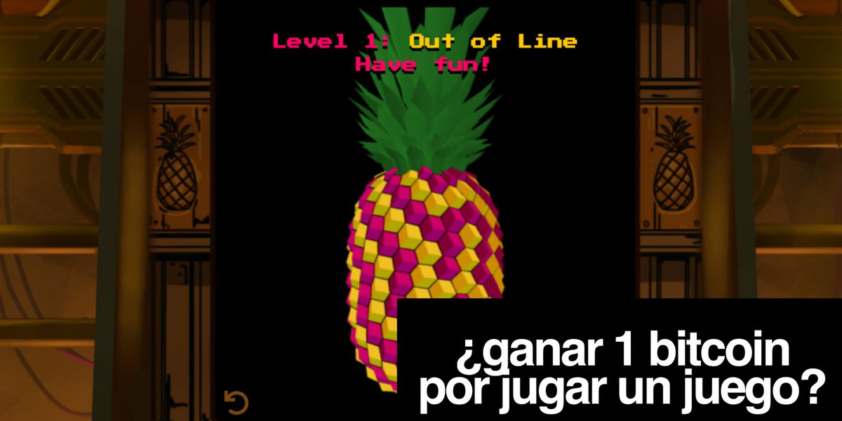 cryptoproyectmx's tweet photo. ¿Ganar 1 BTC por descifrar un puzzle?  Pineapple Arcade es una página donde un bitcoiner se llevó este premio después de resolver un rompecabezas 3D de 11 niveles. #bitcoin #BitcoinCash #volabit #Bitso #Litecoin #ethereum #Ripple #Bitcoinmexico #blockchain #bitcoinnews https://t.co/Nn2xoRc8VN