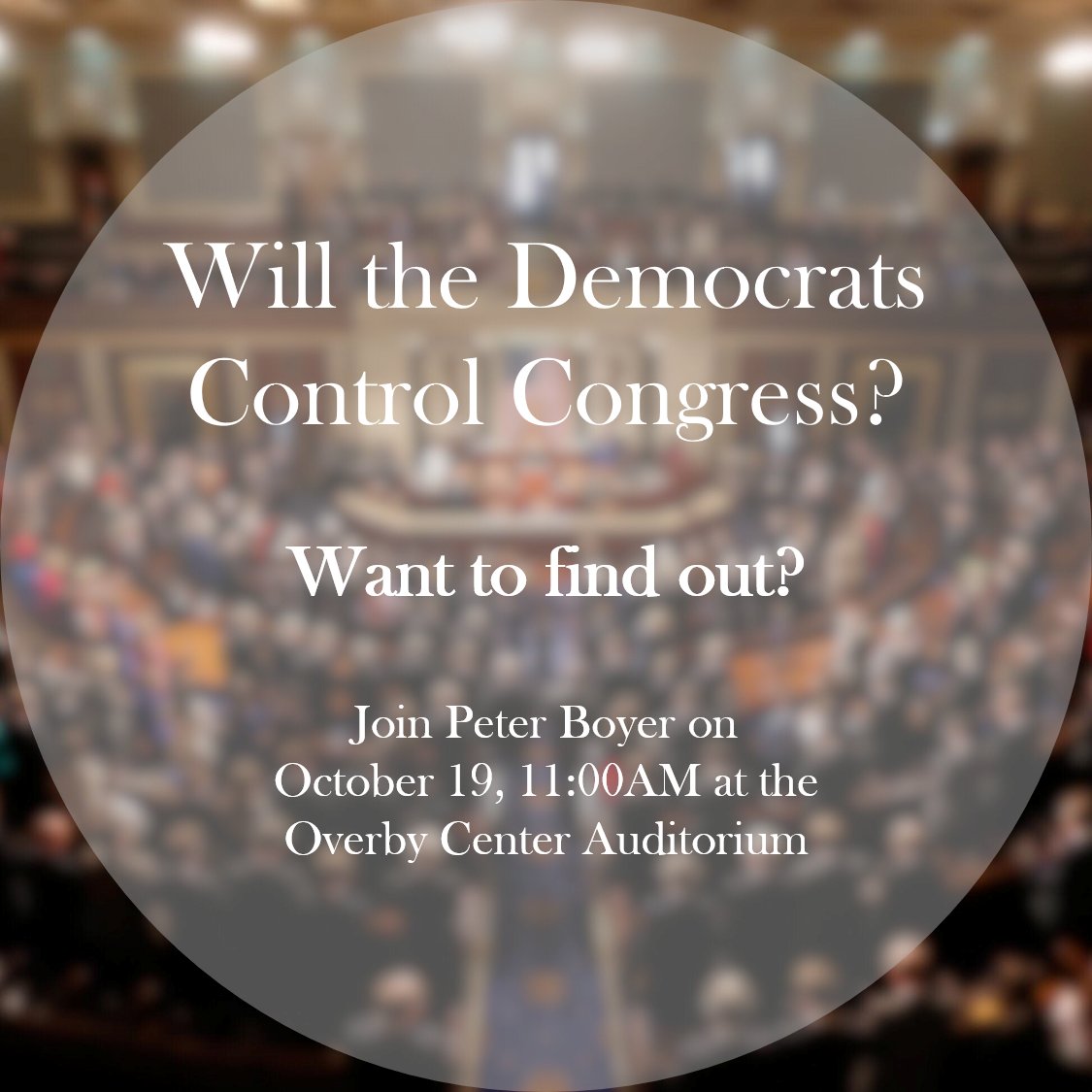 CenterOverby's tweet photo. Tomorrow, we are holding an event at the Overby Center Auditorium on the Ole Miss campus at 11:00AM.  Peter Boyer, a prominent political journalist and Ole Miss alumni, will share his thoughts on the upcoming Congressional elections. Come and join us! 

#Midterm2018 #OleMiss https://t.co/BTc8y6mOsM