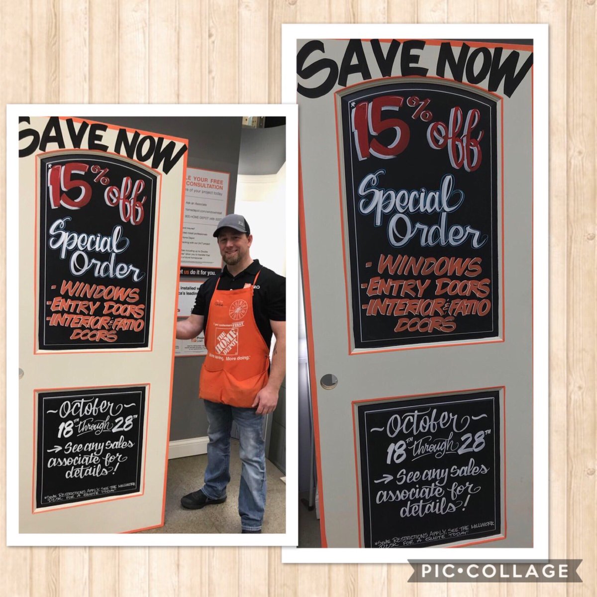 Trinidad sandoval (@loyal_t11) on Twitter photo Millworks specialist Gabe and the team are excited to drive this great 15% promo! Let's get those sales💪🏽💪🏽thanks <a href="/Katrina707/">Mrs. Gutierrez</a> for going big with our signage <a href="/markdennishd/">Mark Dennis</a> <a href="/JakeCrailTHD/">Jake Crail</a> #Pacnorthproud Millworks specialist Gabe and the team are excited to drive this great 15% promo! Let's get those sales💪🏽💪🏽thanks <a href="/Katrina707/">Mrs. Gutierrez</a> for going big with our signage <a href="/markdennishd/">Mark Dennis</a> <a href="/JakeCrailTHD/">Jake Crail</a> #Pacnorthproud