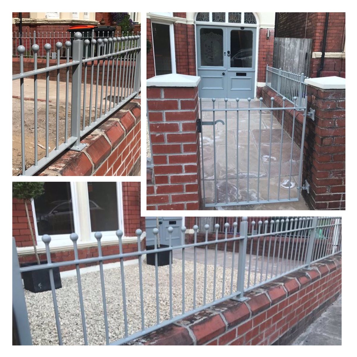 cusfabserv's tweet photo. It’s fair to say our client, a property developer, loves his grey. It’s not hard to see why. 
#tbt #throwbackthursday 
#CustomFabricationServices #CFS #FabricatorWelder #BespokeWelding #Welding #Fabrication #Metalwork #BespokeGates #BespokeMetalGates https://t.co/6ycL5s4eqn