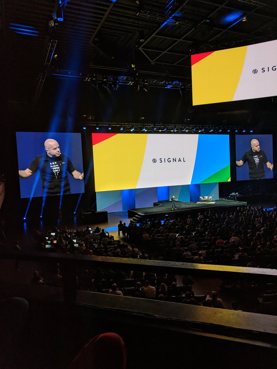 uclaw_STLJ's tweet photo. STLJ at the Signal Conference! Had the pleasure of meeting great people doing great things! Saw OK Go perform; listened to the creators of Westworld discuss the show; and watched Tony Hawk get integrated into an A.I. powered app. #signal #twilio #stlj #hstlj #uchastings https://t.co/zCprW96ohE