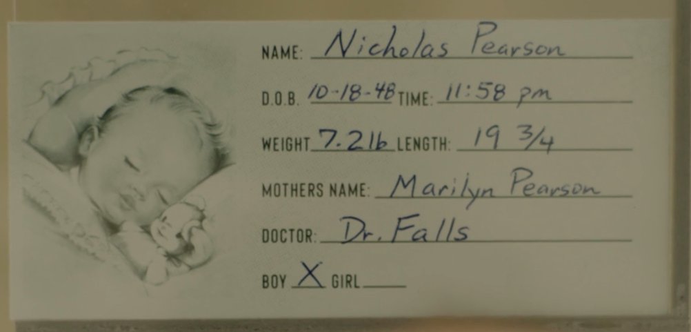 10/18: On this day, 70 years ago, Nicky Pearson was born. Happy birthday, little brother. #ThisIsUs