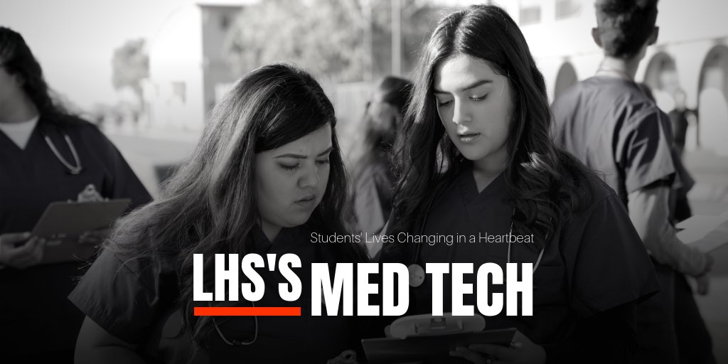 Instead of binge watching Grey's Anatomy, check out this video that highlights Ms.Valedez's <a href="/lhs_med_tech/">LHS CTE Med Tech</a> CTE course:youtu.be/dnx9zE5tn2A! Recently LHS Med Tech students were practicing taking the pulse and heart rate recovery time of PE students. #MUHSD #CTE #MedTech