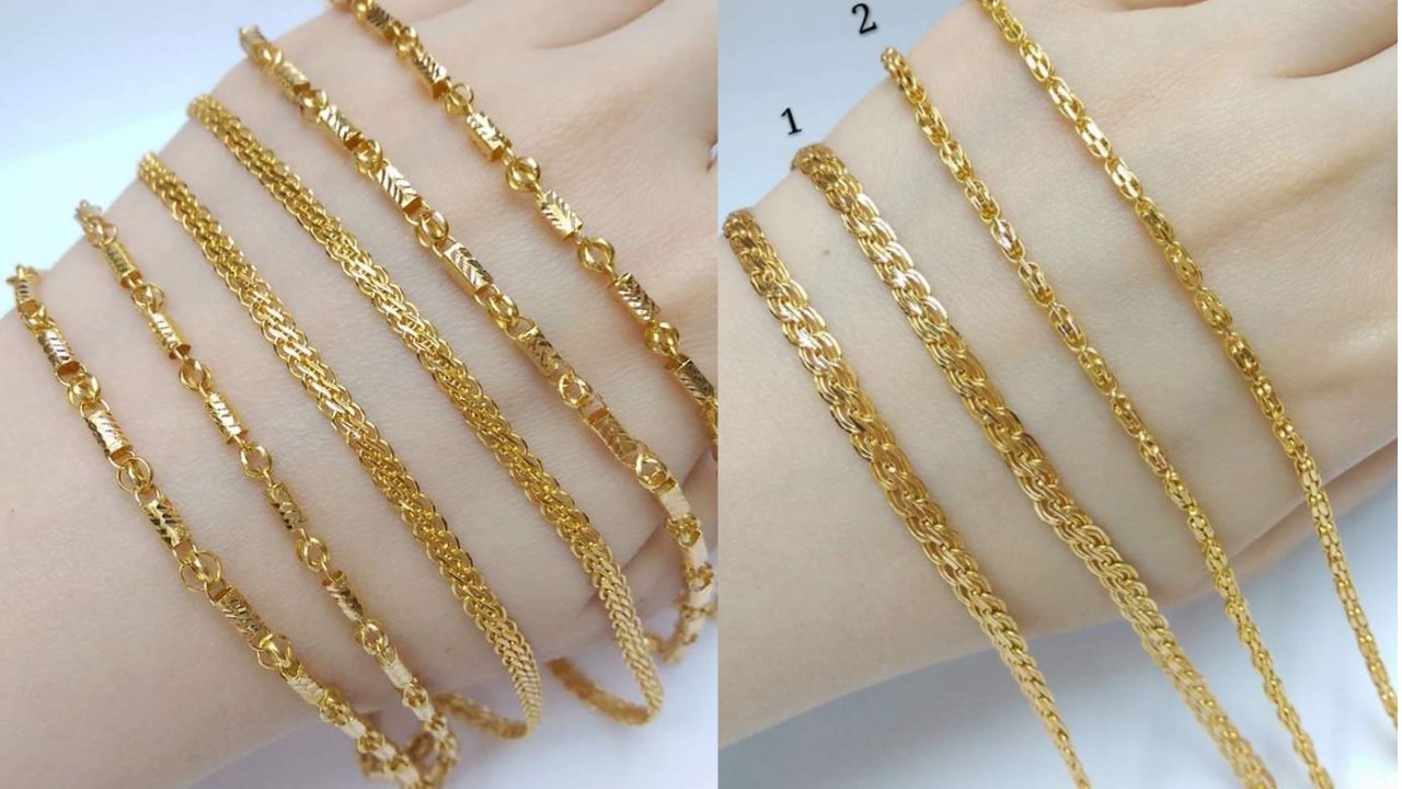 Latest simple gold hotsell necklace designs 2018