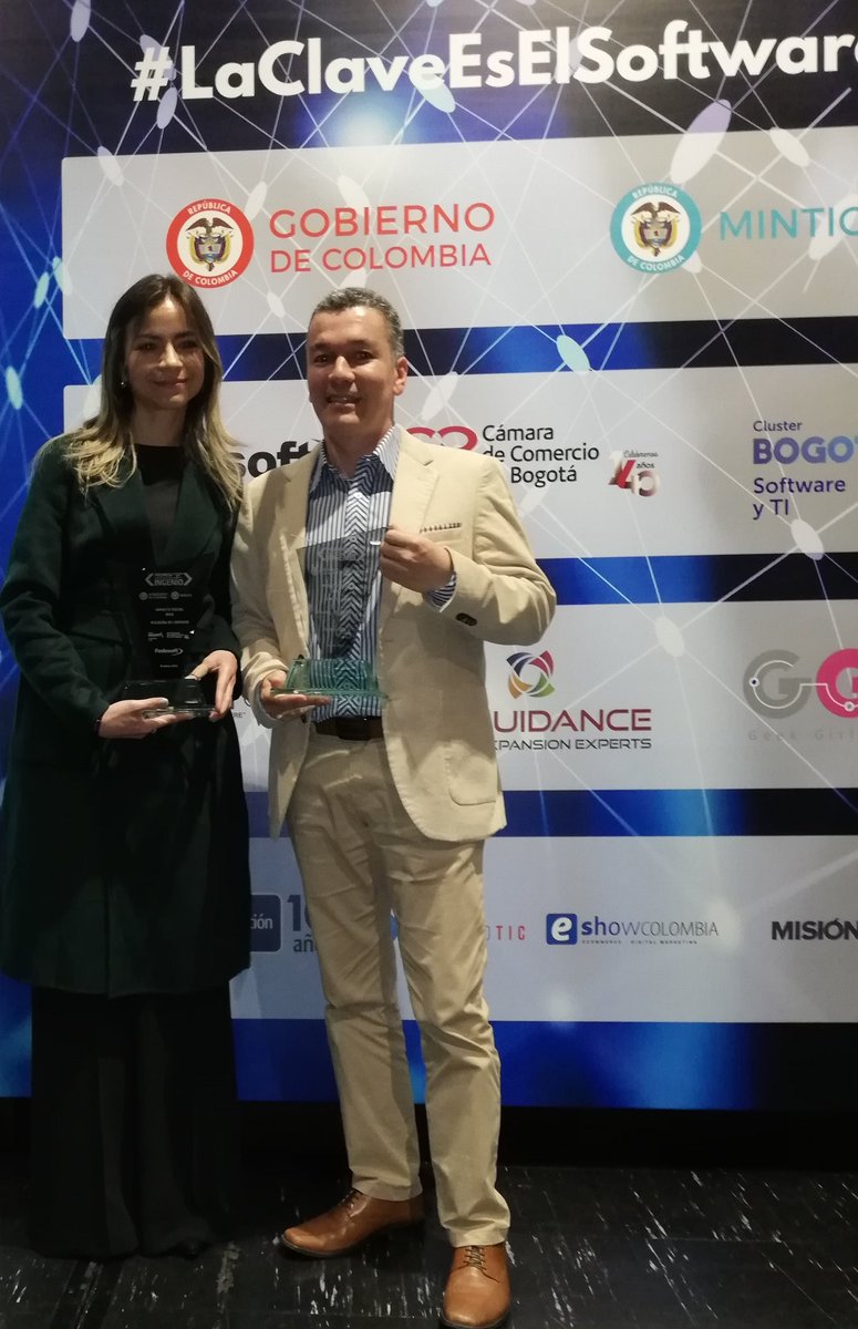 FedesoftCol's tweet photo. El Ganador en la categoría del impacto social fue dado a #SEMINTELSAS demostrando que el #LaClaveEsElSoftware https://t.co/P5G0aWqHsL