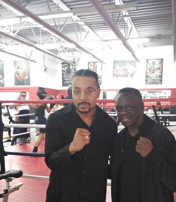 Me and Moses from Calgary just landed in the gym Impact Boxing
