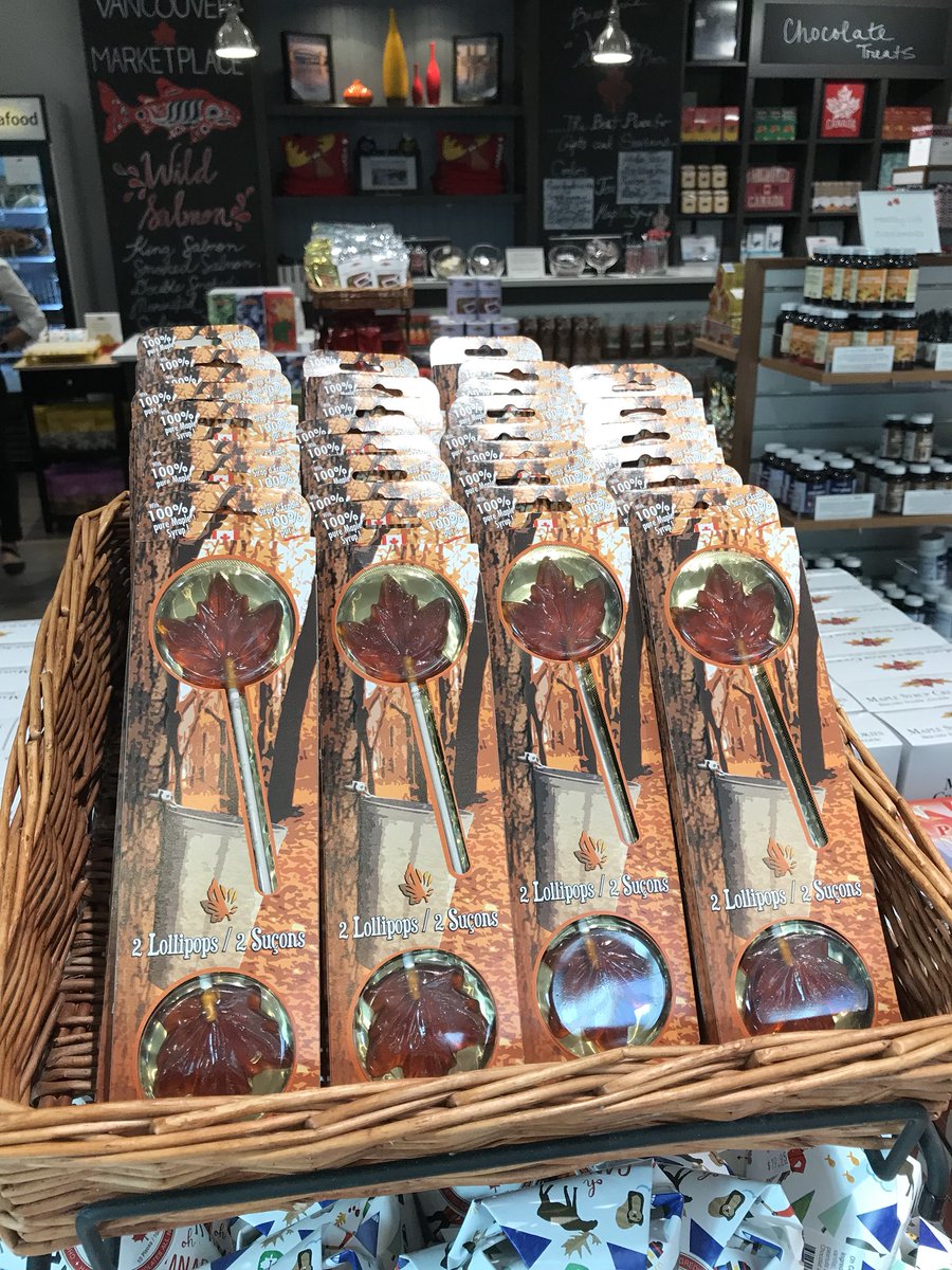 ElastosC's tweet photo. Maple lollipops, yummy Canadian treat@yvr https://t.co/5HtrTtozUw