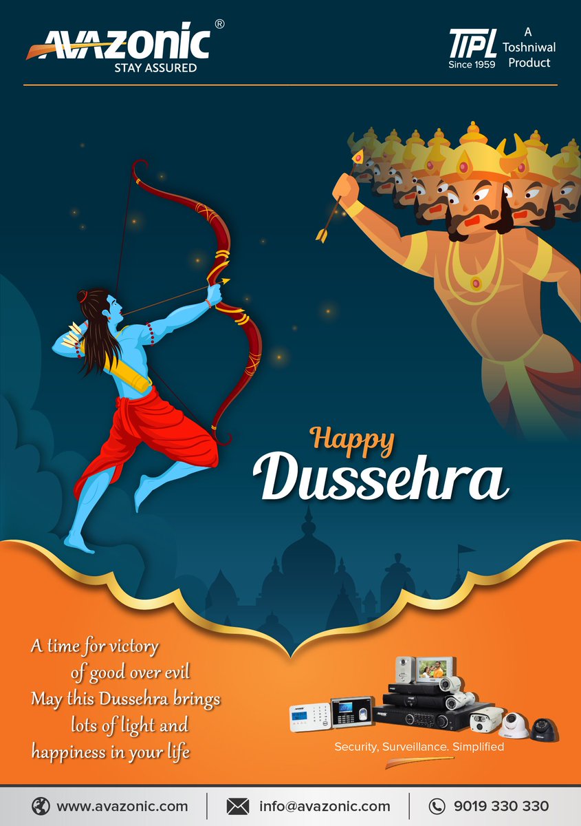 avazonic's tweet photo. Avazonic Family Wishes You A Very Happy Dussehra!! https://t.co/3edpWGVxJX
