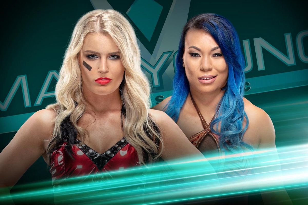 PWTranscripts's tweet photo. #WWEMYC Results: Who made it past the Elite 8? The unfortunate Tegan Nox injury. Meiko Satomura battles Lacey Lane. Io Shirai goes to war with Deonna Purrazzo. Plus the main event, Mia Yim vs. Toni Storm.

#StudentOfTheGame #MaeYoungClassic 

https://t.co/6YDPvZWaQB https://t.co/G0XfpQbP31