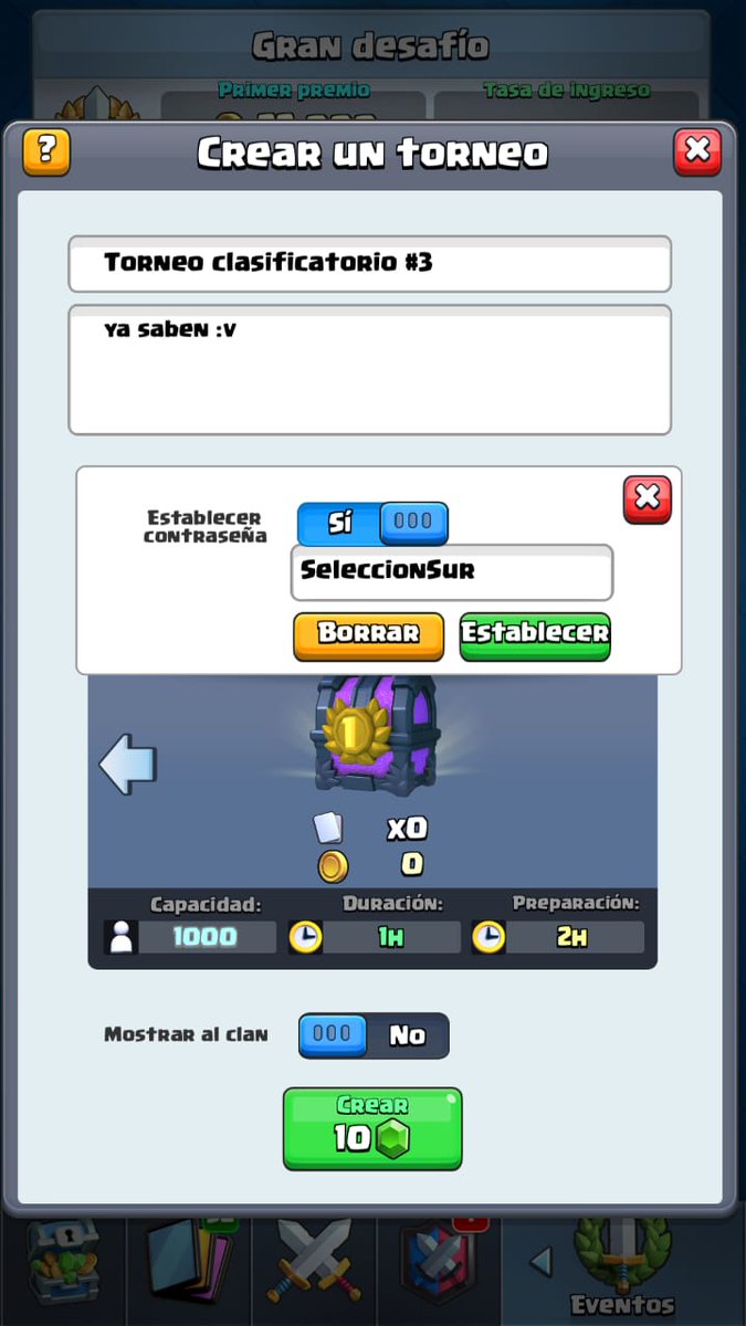 Tercer Clasificatorio Buena suerte chicos los primeros 3 pasan y madar Md por fa !!!