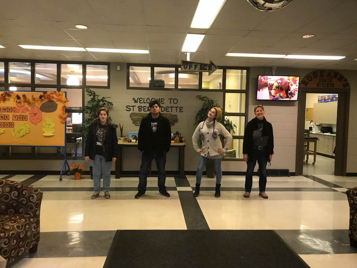 ConcreteYEG's tweet image. Huge thanks to the wonderful students and teachers @StBernadetteYEG who had #TheBullyProject in for their 4, 5 &amp;amp; 6’s plus our very own Tracy Carroll to do #CrossingTheLine workshops right after! We loved all your ideas and kind support of each other! #ECSDAwesome #yegtheatre