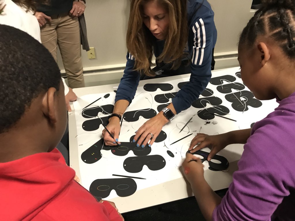 So much fun tonight at Open Choice Dinner Event! Face painting, coloring, mask decorating, pizza and so many smiles! <a href="/WindyWhales/">Windermere School</a>