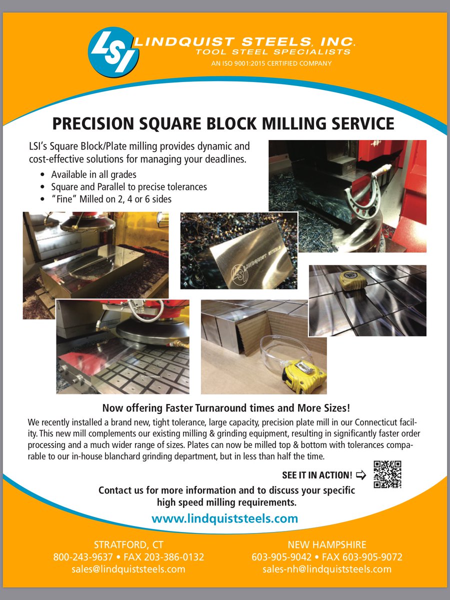 techsupportlsi's tweet image. Precision Square Block &amp;amp; Plate Milling
