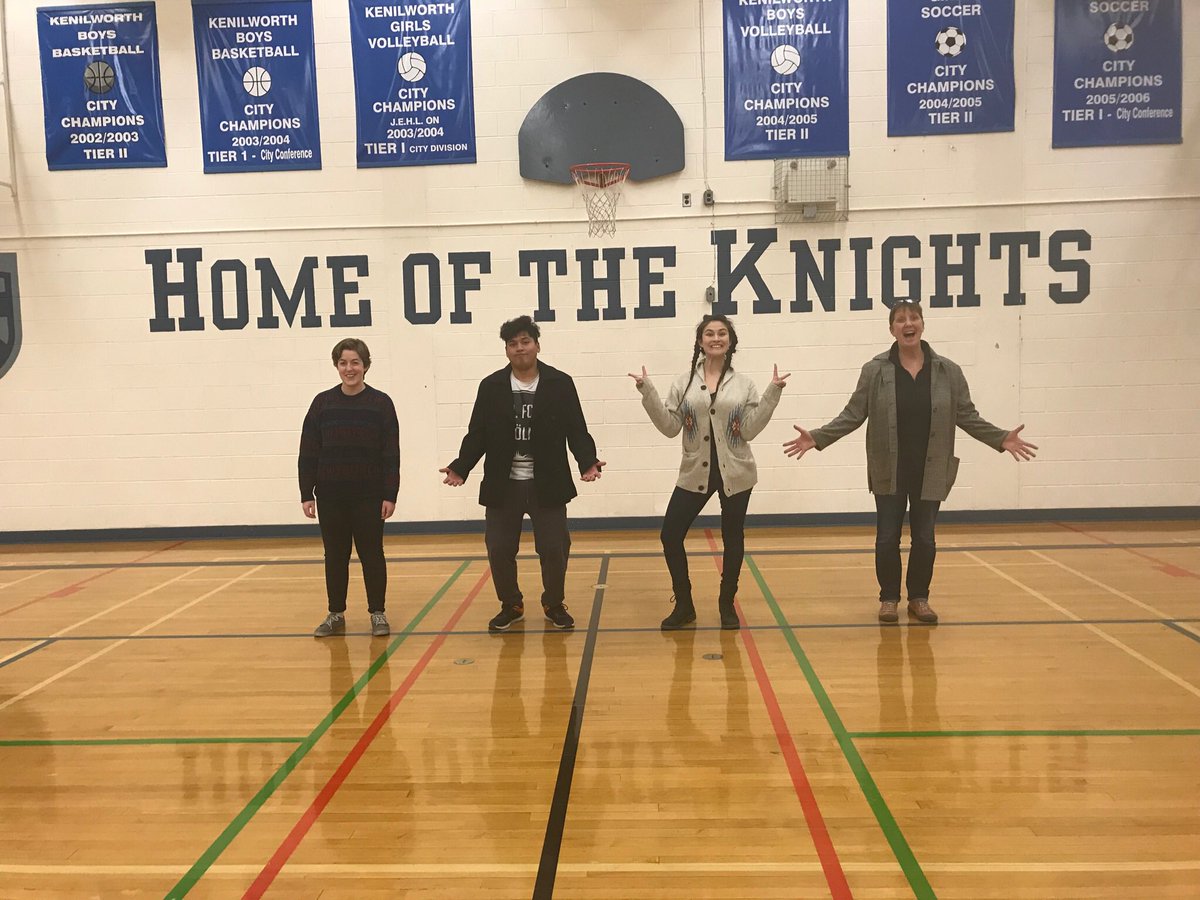 ConcreteYEG's tweet image. So great to be back with @kworthknights yesterday and today with #TheBullyProject ! We always enjoy coming to visit you and having great conversations about ways to make our communities safe and positive spaces! #EPSBnews #yegtheatre