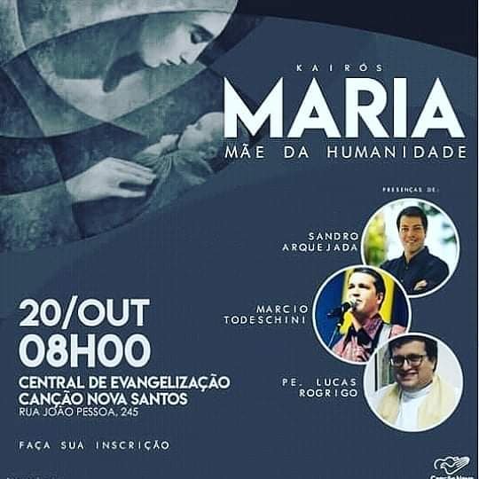 CrisCarril's tweet photo. Grupo de Amigos da Canção Nova de Santos https://t.co/HxLh0C9E1n
