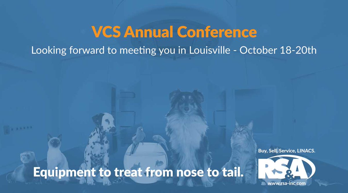 BetterYourLinac's tweet photo. Join us at VCS in Louisville, Kentucky. Are you looking to reduce your linear accelerator service cost, or considering replacing your current machine? Mark Moore would love to discuss your options. #petoncology #petcancer https://t.co/NWqyXTuvqO