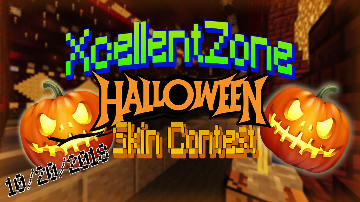 XcellentZone's tweet photo. The XcellentZone is holding off a HALLOWEEN PARTY on the server! Mini-games &amp; trick or treat! Come on the server with your best Halloween Costume. It will be held on the 20th of October! Be sure to be on and as always! STAY XCELLENT! IP: https://t.co/3tEvWagLyR
#minecraft #party https://t.co/co6Pjc4i4w
